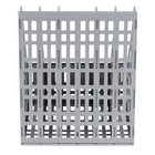 Лоток для бумаг сборный, вертикальный, 5 отделений, серый - Фото 6