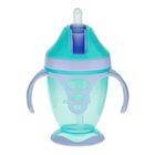 Поильник-непроливайка с соломинкой, нескользящее дно, 200 мл, от 12 мес. - Фото 2
