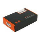 Смеситель для раковины Accoona A9482H, двухрычажный, с гайкой, желтый/хром - Фото 3