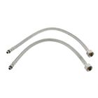 Смеситель для раковины Accoona A9482M, двухрычажный, с гайкой, синий/хром - Фото 2