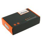 Смеситель для раковины Accoona A9482M, двухрычажный, с гайкой, синий/хром - Фото 3