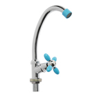 Моносмеситель Accoona A4782M, для холодной воды, синий, хром - Фото 1