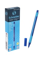 Ручка шариковая Schneider Slider Edge F, узел 0.8 мм, трёхгранный корпус, чернила синие (10 шт) - фото 809485525