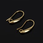 Швензы для сережек-крючки СМ-1111-1, (набор 5 пар), цвет золото - Фото 3