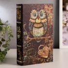 Шкатулка книга-сейф «Совушка с ключиком», 21×13×5 см - Фото 1