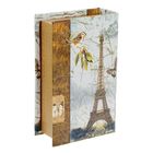 Сейф-книга дерево "Париж, золотой дождь" 17х11х5 см - Фото 5