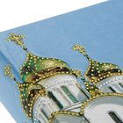 Шкатулка-книга дерево "Храм" шёлк, стразы 21х13х5 см - Фото 6