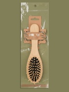 Расчёска массажная DARK, деревянная, 6×22(±1) см - Фото 4