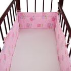 Борт в кроватку "Баю-бай", размер 360*30 см, цвет розовый - Фото 2