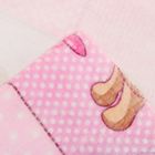 Одеяло хлопковое (байковое) 100х140 Ласка розовое, 390г/м2 - Фото 3