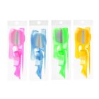 Набор 4 предмета: расчёска с ручкой, расчёска с хвостиком, зеркало, 22см, цвет МИКС - Фото 2