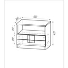 Тумба прикроватная ПРЕЗЕНТ, Бодега темный/светлый МДФ бодега темный - Фото 3