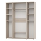 Шкаф 4-х дверный «Амели», 1805×590×2220 мм, зеркало, цвет ясень шимо светлый - Фото 3