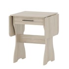 Раскладной стол с ящиком, 600(1200)×570×750 мм, цвет дуб сонома - Фото 3