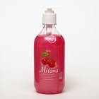 Жидкое крем-мыло Milana спелая черешня с дозатором, 500 мл - Фото 4
