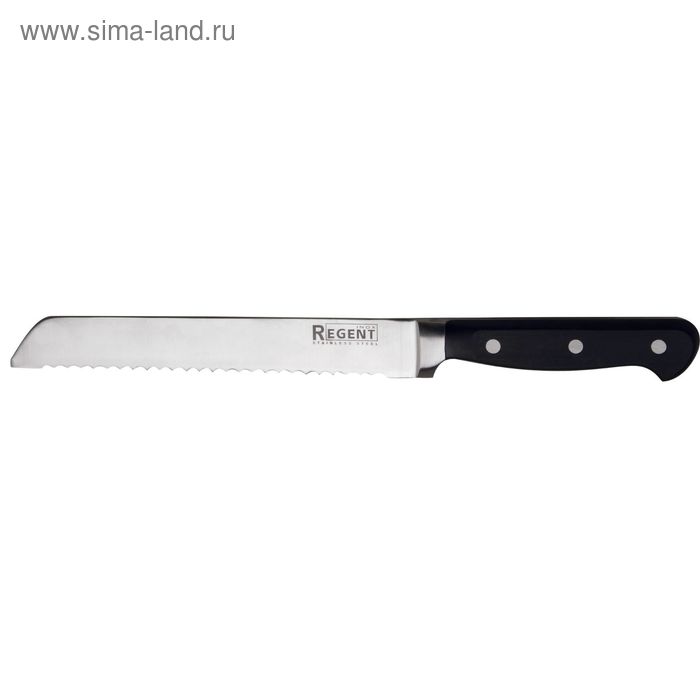 Нож хлебный Regent inox Master Inox, длина 205/320 мм - Фото 1