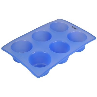 Форма для кексов Regent inox Silicone, 6 ячеек, размер 28.5х19х5 см