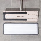 Швабра для мытья пола с вертикальным отжимом Доляна, 35×14×125 см, стальная ручка, микрофибра, дополнительная насадка - Фото 10