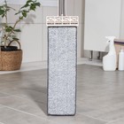 Швабра для мытья пола с вертикальным отжимом Доляна, 35×14×125 см, стальная ручка, микрофибра, дополнительная насадка - Фото 6