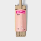 Швабра для мытья пола с вертикальным отжимом Доляна, 35×14×125 см, стальная ручка, микрофибра, дополнительная насадка - Фото 10