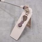 Швабра для мытья пола плоская Доляна, насадка из микрофибры 56×17 см, телескопическая стальная ручка 77-127 см - Фото 6