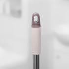 Швабра для мытья пола плоская Доляна, насадка из микрофибры 56×17 см, телескопическая стальная ручка 77-127 см - Фото 9