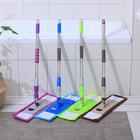 Швабра для мытья пола плоская Доляна, насадка из микрофибры 56×17 см, телескопическая стальная ручка 77-127 см - Фото 10