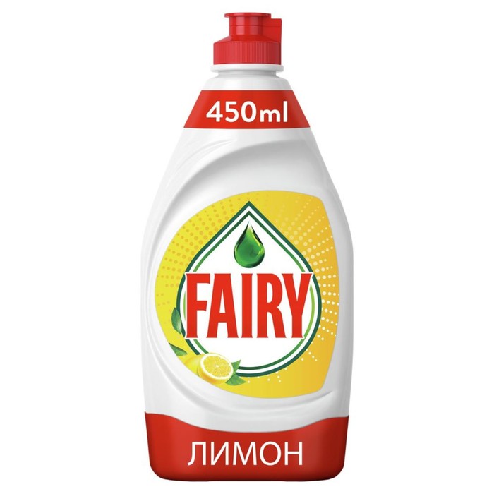 Средство для мытья посуды Fairy, гель, сочный лимон, 450 мл - Фото 1