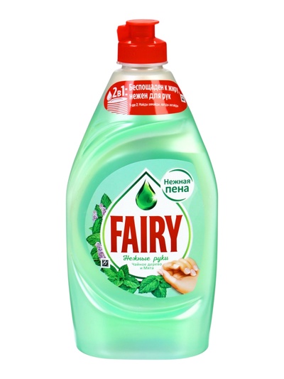 Средство для мытья посуды Fairy, гель, чайное дерево и мята, 450 мл
