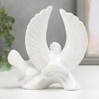 Фигурка керамика под фарфор «Белые голуби», стразы, 11.7×6×12.3 см - Фото 3