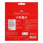 Карандаши акварельные 24 цвета Faber-Castell 1144, шестигранный корпус с кисточкой - Фото 2