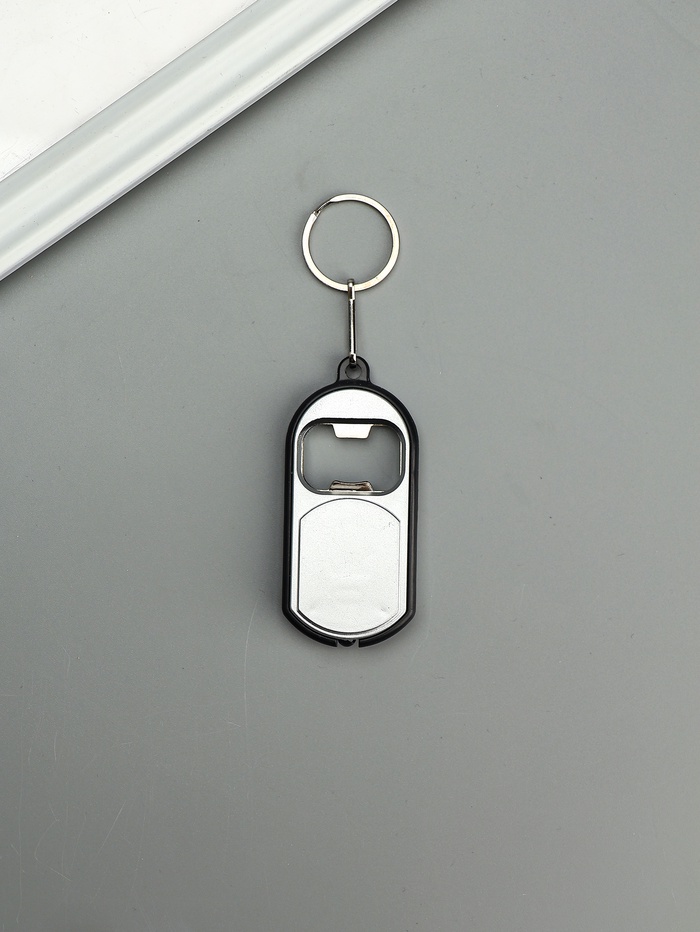 Фонарик брелок для ключей на кольце «Помощник», с открывашкой, МИКС - Фото 1