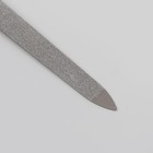 Пилка металлическая для ногтей, прорезиненная ручка, 15 см, цвет МИКС - Фото 2