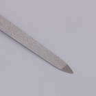 Пилка-триммер металлическая для ногтей, прорезиненная ручка, с защитным колпачком, 19 см, цвет МИКС - Фото 5