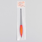 Пилка-триммер металлическая для ногтей, прорезиненная ручка, с защитным колпачком, 19 см, МИКС - Фото 7