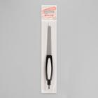 Пилка-триммер металлическая для ногтей, прорезиненная ручка, с защитным колпачком, 17 см, цвет МИКС - Фото 4