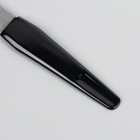 Пилка металлическая для ногтей, 15 см, в чехле, цвет серебристый/чёрный - Фото 3
