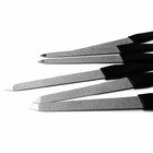 Пилка металлическая для ногтей, 15 см, в чехле, цвет серебристый/чёрный - Фото 5