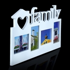 Фоторамка на 4 фото "Моя семья" 55х28,5 см (10х15 см) - Фото 2