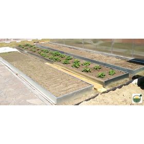 

Грядка оцинкованная, 400 × 100 × 17 см, серая