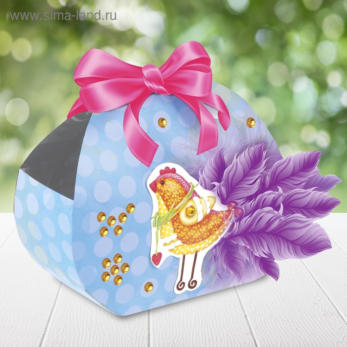 Набор для создания пасхальной корзинки «С праздником Пасхи» - Фото 1