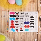 Наклейки для декорирования яиц «Цветные смайлики» - Фото 5