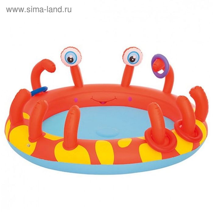 Бассейн надувной «Краб», 165 х 150 х 63 см, от 2 лет Bestway - Фото 1