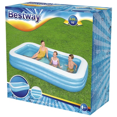 Бассейн надувной, 305×183×56 см, от 6 лет, 54009 Bestway