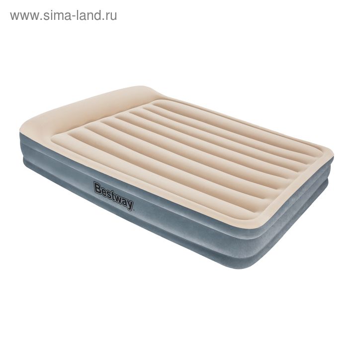 Кровать надувная Comfort Cell Queen 203х152х43 см, встроенный электронасос 67534 Bestway - Фото 1