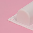 Форма для выпечки Доляна «Сладости. Батончики», силикон, 29.3×17.5×3.5 см, 9 ячеек (8.3×3.2×3.5 см), белая - Фото 4