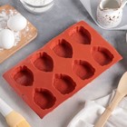 Форма силиконовая для выпечки Доляна «Королевский шоколад», 28,5×17×2,5 см, 8 ячеек - Фото 2