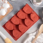 Форма силиконовая для выпечки Доляна «Королевский шоколад», 28,5×17×2,5 см, 8 ячеек - Фото 3