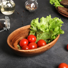 Салатница деревянная "Каравелла", 21,5 × 12,5 × 7,5 см - Фото 1