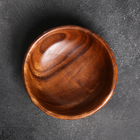 Салатница деревянная "Мёд" малая, 15 см - Фото 3